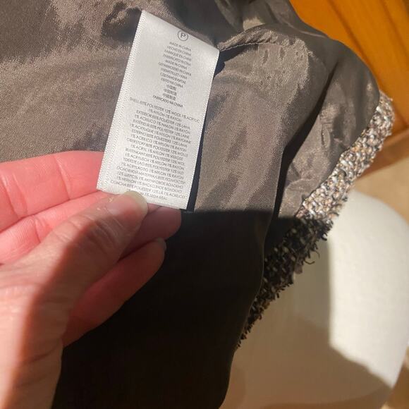 Michael Kors Size 2 ladies jacket Chocolate Brown Fall Fringe Details Office - Picture 5 of 8